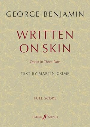 Immagine del venditore per Written on Skin : Opera in Three Parts, Full Score venduto da GreatBookPrices