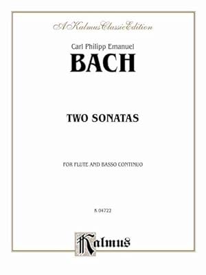 Immagine del venditore per Two Sonatas a Minor and D Major, Kalmus Edition venduto da GreatBookPrices