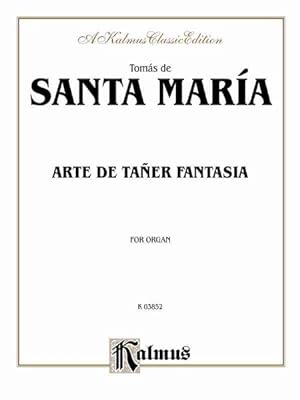 Image du vendeur pour Arte De Taner Fantasia for Organ : A Kalmus Classic Edtion mis en vente par GreatBookPrices
