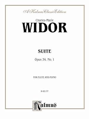 Image du vendeur pour Suite, Opus 34, No. 1 : For Flute and Piano mis en vente par GreatBookPrices