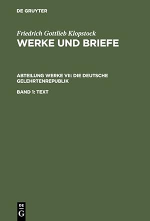 Bild des Verkufers fr Die Deutsche Gelehrtenrepublik -Language: german zum Verkauf von GreatBookPrices
