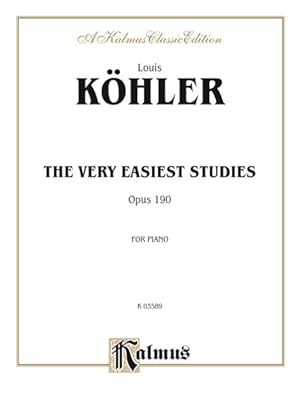 Imagen del vendedor de Very Easiest Studies, Op. 190 : Kalmus Edition a la venta por GreatBookPrices