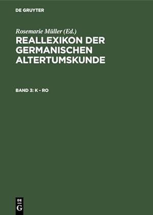 Seller image for K - Ro -Language: german for sale by GreatBookPrices