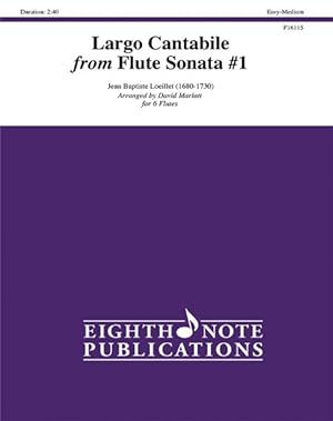 Seller image for Largo Cantabile from Flute Sonata #1 : Score & Parts for sale by GreatBookPrices