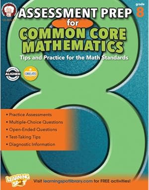 Seller image for Assessment Prep for Common Core Mathematics, Grade 8 : Tips and Prctice for the Math Standards for sale by GreatBookPrices