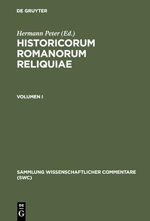 Immagine del venditore per Historicorum Romanorum Reliquiae -Language: Latin venduto da GreatBookPrices