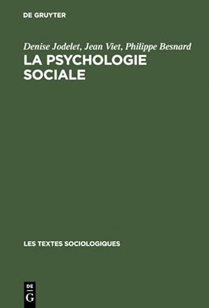 Seller image for La Psychologie Sociale : Une Discipline En Mouvement -Language: french for sale by GreatBookPrices