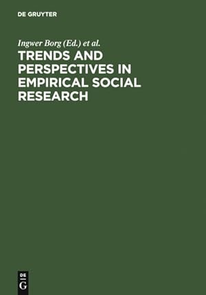 Immagine del venditore per Trends and Perspectives in Empirical Social Research venduto da GreatBookPrices