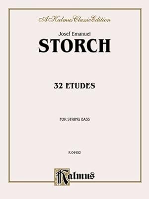 Seller image for 32 Etudes : For String Bass for sale by GreatBookPrices