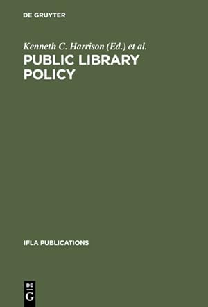 Seller image for Public Library Policy for sale by GreatBookPrices