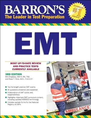 Image du vendeur pour Barron's EMT : Emergency Medical Technician Exam mis en vente par GreatBookPrices