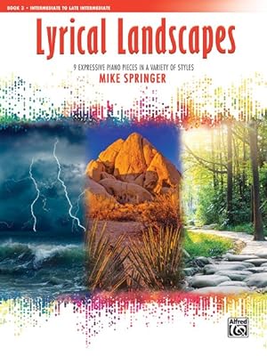 Seller image for Lyrical Landscapes : 9 Expressive Piano Pieces in a Variety of Styles for sale by GreatBookPrices