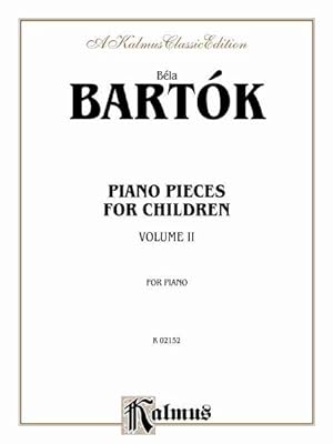 Imagen del vendedor de Bela Bartok Piano Pieces for Children a la venta por GreatBookPrices