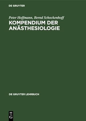 Seller image for Kompendium Der Ansthesiologie -Language: german for sale by GreatBookPrices