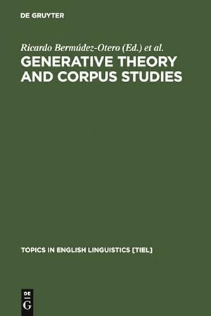 Seller image for Generative Theory and Corpus Studies : A Dialogue from 10 Icehl for sale by GreatBookPrices