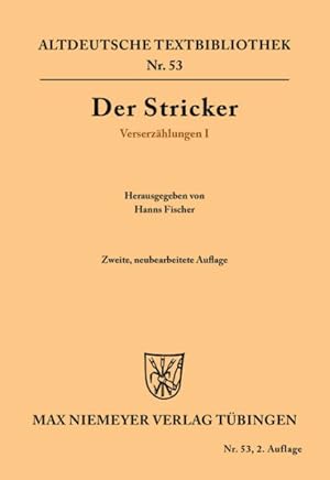 Image du vendeur pour Verserzhlungen -Language: german mis en vente par GreatBookPrices