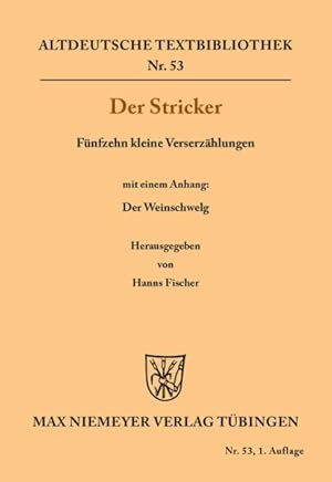 Image du vendeur pour Fnfzehn Kleine Verserzhlungen -Language: german mis en vente par GreatBookPrices