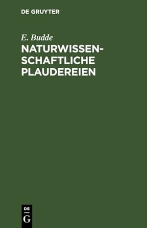 Seller image for Naturwissenschaftliche Plaudereien -Language: german for sale by GreatBookPrices