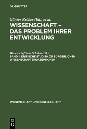Image du vendeur pour Kritische Studien Zu Brgerlichen Wissenschaftskonzeptionen -Language: german mis en vente par GreatBookPrices