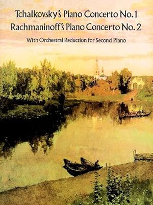 Seller image for Tchaikovsky's Piano Concerto No. 1 & Rachmaninoff's Piano Concerto No. 2 : With Orchestral Reduction for Second Piano for sale by GreatBookPrices