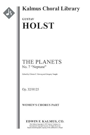 Seller image for Planets, Op. 32/H125 : Conductor Score for sale by GreatBookPrices