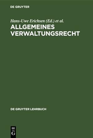 Immagine del venditore per Allgemeines Verwaltungsrecht -Language: german venduto da GreatBookPrices