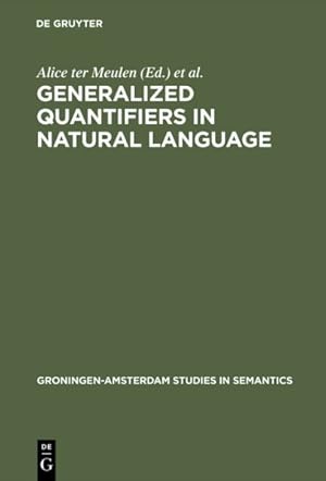 Immagine del venditore per Generalized Quantifiers in Natural Language venduto da GreatBookPrices