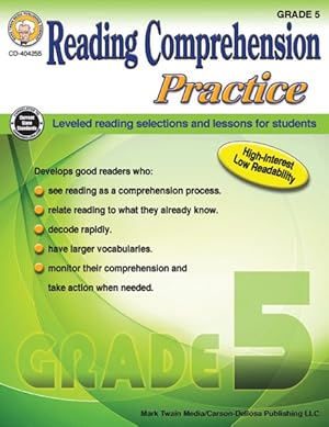 Imagen del vendedor de Reading Comprehension Practice, Grade 5 a la venta por GreatBookPrices