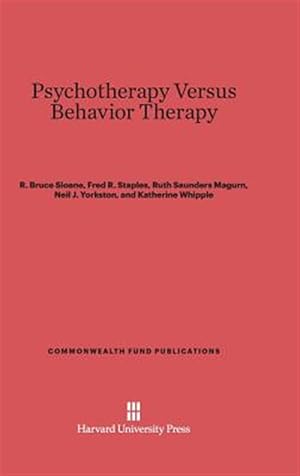 Image du vendeur pour Psychotherapy vs. Behavior Therapy mis en vente par GreatBookPrices