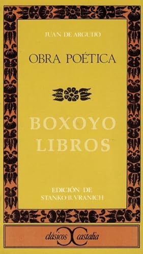 Obra Poética. Edición, introducción y notas de Stanko B. Vranich