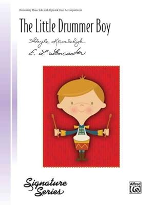Imagen del vendedor de Little Drummer Boy : Elementary Piano Solo With Optional Duet Accompaniment a la venta por GreatBookPrices