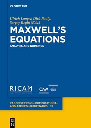 Bild des Verkufers fr Maxwell?s Equations : Analysis and Numerics zum Verkauf von GreatBookPrices