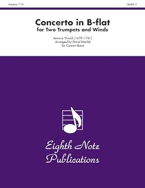 Imagen del vendedor de Concerto in B-Flat for Two Trumpets and Winds : Conductor Score a la venta por GreatBookPrices