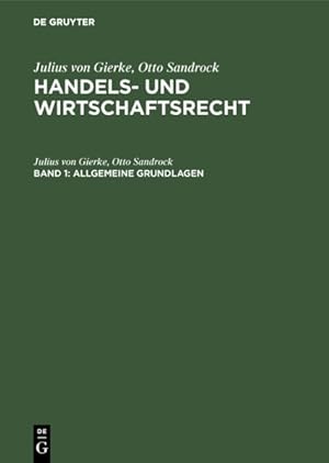 Image du vendeur pour Allgemeine Grundlagen : Der Kaufmann Und Sein Unternehmen -Language: german mis en vente par GreatBookPrices