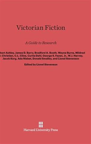 Imagen del vendedor de Victorian Fiction: A Guide to Research a la venta por GreatBookPrices