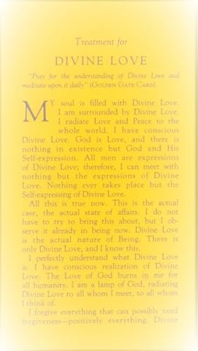 Seller image for Treatment for Divine Love for sale by GreatBookPrices