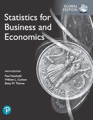 Bild des Verkufers fr Statistics for Business and Economics, Global Edition zum Verkauf von WeBuyBooks