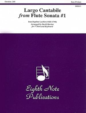 Seller image for Largo Cantabile from Flute Sonata No. 1 for French Horn : Part(s) for sale by GreatBookPrices