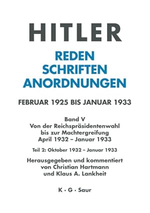 Imagen del vendedor de Oktober 1932 - Januar 1933 -Language: german a la venta por GreatBookPrices