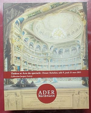 Catalogue Ader Nordmann - Vente du 21 mars 2013 - Théâtre et arts du spectacle