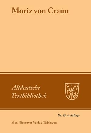 Bild des Verkufers fr Moriz Von Cran -Language: german zum Verkauf von GreatBookPrices