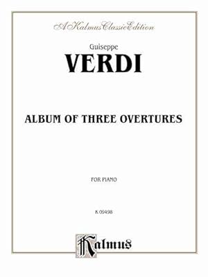 Seller image for Verdi 3 Overtures Piano Solos for sale by GreatBookPrices