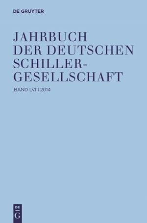 Seller image for Jahrbuch Der Deutschen Schiller-gesellschaft 2014 -Language: german for sale by GreatBookPrices