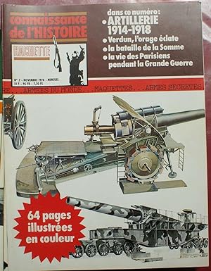 Connaissance de l'histoire - Numéro 7 de novembre 1978 - Artillerie 1914-1918