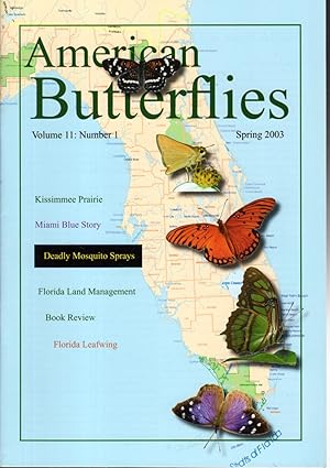 Bild des Verkufers fr American Butterflies: Volume 11, No. 1: Spring, 2003 zum Verkauf von Dorley House Books, Inc.
