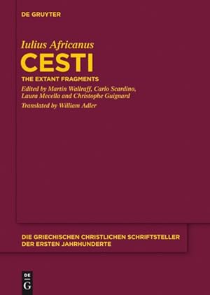 Imagen del vendedor de Cesti : The Extant Fragments a la venta por GreatBookPrices
