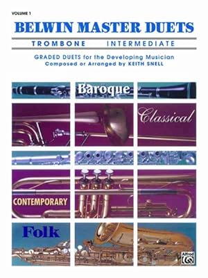 Seller image for Belwin Master Duets Trombone, Intermediate for sale by GreatBookPrices