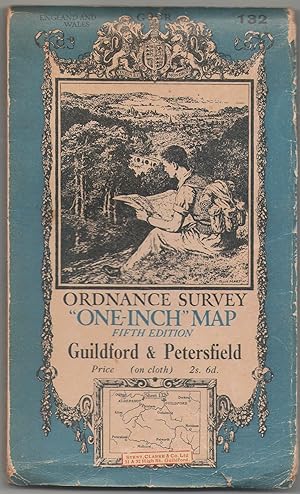Ordnance Survey "One-Inch" Map Guildford & Petersfield Sheet 132