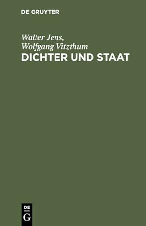 Bild des Verkufers fr Dichter Und Staat : Uber Geist Und Macht in Deutschland -Language: german zum Verkauf von GreatBookPrices