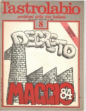 L'Astrolabio Problemi Della Vita Italiana n. 8 1984